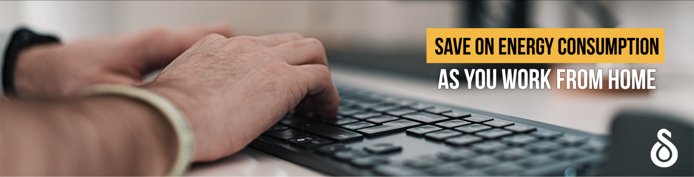 Man typing on keyboard